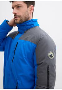 bonprix - Hydrofobowa kurtka funkcyjna z miękką podszewką polarową. Kolor: niebieski. Materiał: polar #2