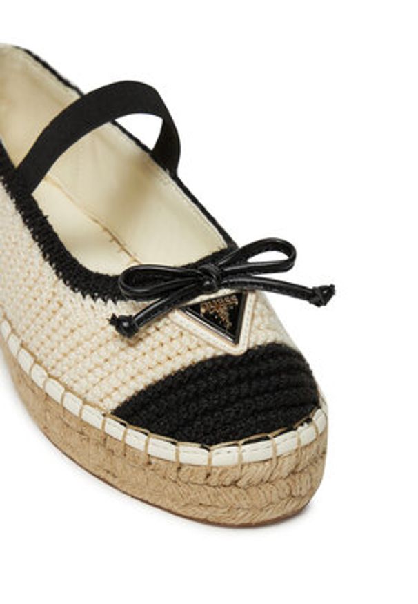 Guess Espadryle FLJJON FAB02 Écru. Materiał: materiał