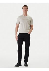 Calvin Klein T-Shirt LV04LF810G Écru Regular Fit. Materiał: bawełna #5