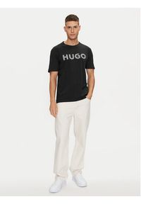 Hugo T-Shirt Dulivio_U243 50519724 Czarny Regular Fit. Kolor: czarny. Materiał: bawełna