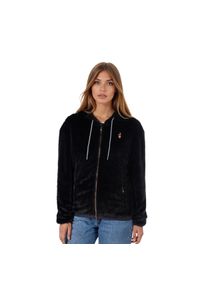 Bluza damska na zamek Aulp Candy Faux Fur. Kolor: czarny. Sezon: zima. Sport: turystyka piesza #1