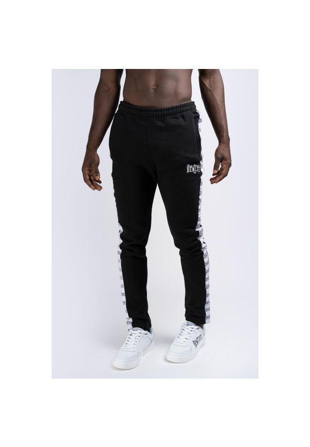 Spodnie do biegania Benlee Sutherland. Okazja: na co dzień. Kolor: czarny. Materiał: dresówka. Styl: casual, sportowy