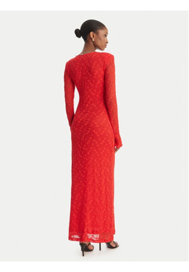 BARDOT - Bardot Sukienka koktajlowa Zenia 60239DB Czerwony Slim Fit. Kolor: czerwony. Materiał: syntetyk. Styl: wizytowy