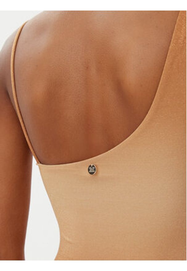 Max Mara Beachwear Strój kąpielowy Carmela 2516831169 Pomarańczowy. Kolor: pomarańczowy. Materiał: syntetyk