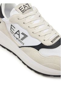 EA7 Emporio Armani Sneakersy 7X000341 AF18616 MZ021 Biały. Kolor: biały. Materiał: zamsz, skóra