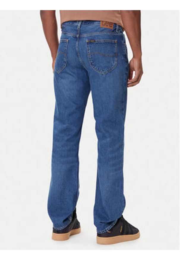 Lee Jeansy West 112364167 Niebieski Straight Fit. Kolor: niebieski