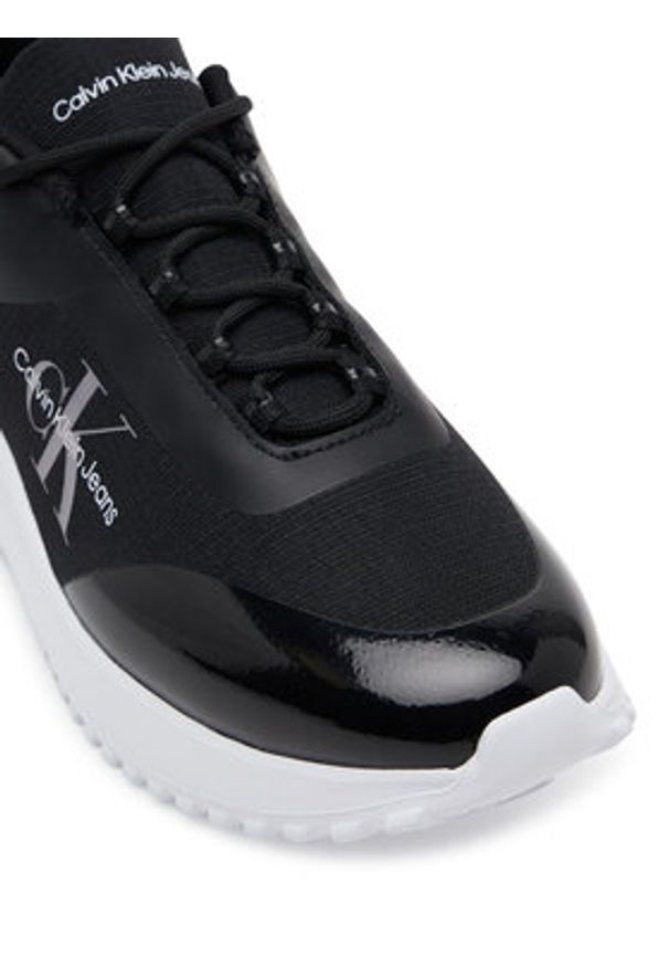 Calvin Klein Jeans Sneakersy Eva Runner Low Lace Mix Ml Wn YW0YW01442 Czarny. Kolor: czarny. Materiał: materiał