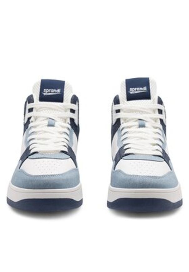 Sprandi Sneakersy HEAT MID MPRS-2022M03108-2D Niebieski. Kolor: niebieski. Materiał: materiał