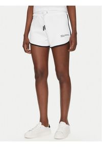 Karl Lagerfeld - KARL LAGERFELD Szorty sportowe A2W10095 Biały Regular Fit. Kolor: biały. Materiał: bawełna