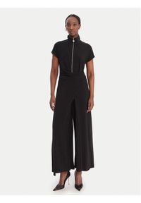 Joseph Ribkoff Kombinezon 261255 Czarny Wide Leg. Kolor: czarny. Materiał: syntetyk #1