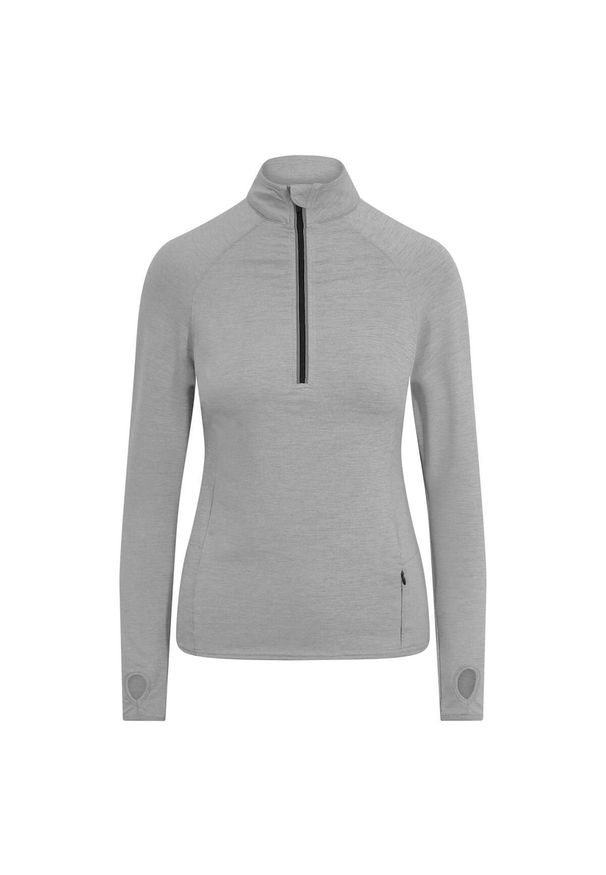 JUST COOL - Bluza Damska CoolFlex Half Zip Top. Kolor: wielokolorowy, czarny, szary