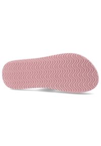 Big-Star - Różowe Japonki Big Star Damskie Obuwie Piankowe. Okazja: na co dzień, na plażę, na spacer. Kolor: różowy. Materiał: materiał. Wzór: kwiaty, nadruk, paski. Sezon: lato. Styl: wakacyjny, casual #7
