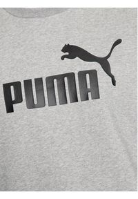 Puma Bluza Ess Big Logo 586678 Szary Regular Fit. Kolor: szary. Materiał: bawełna #3