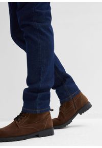 bonprix - Jeansy z elastycznymi wstawkami w talii, classic fit, prosta nogawka. Stan: podwyższony. Kolor: niebieski #3