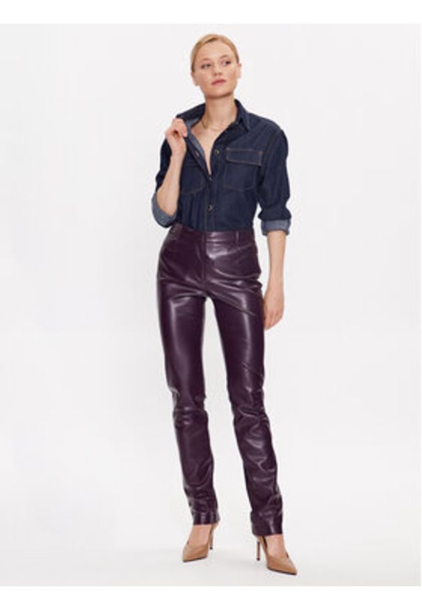 Liu Jo Koszula jeansowa UF3161 D4555 Granatowy Regular Fit. Kolor: niebieski. Materiał: bawełna, jeans