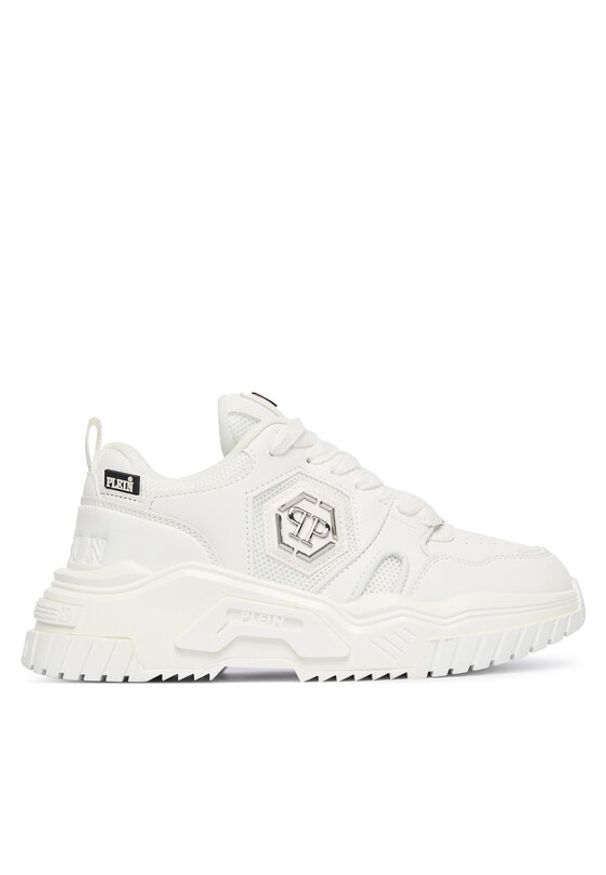 Philipp Plein - PHILIPP PLEIN Sneakersy New Predator FAES USC0837 PTE003N Biały. Kolor: biały. Materiał: skóra