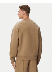 Hugo - HUGO Bluza Dettil 50533689 Beżowy Relaxed Fit. Kolor: beżowy. Materiał: bawełna #3
