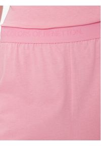United Colors of Benetton - United Colors Of Benetton Szorty piżamowe 30963900F Różowy Regular Fit. Kolor: różowy. Materiał: bawełna