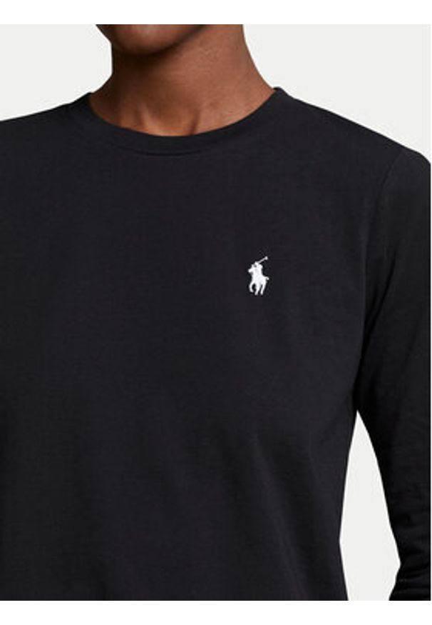 Polo Ralph Lauren Bluzka 211898699003 Czarny Regular Fit. Typ kołnierza: polo. Kolor: czarny. Materiał: bawełna