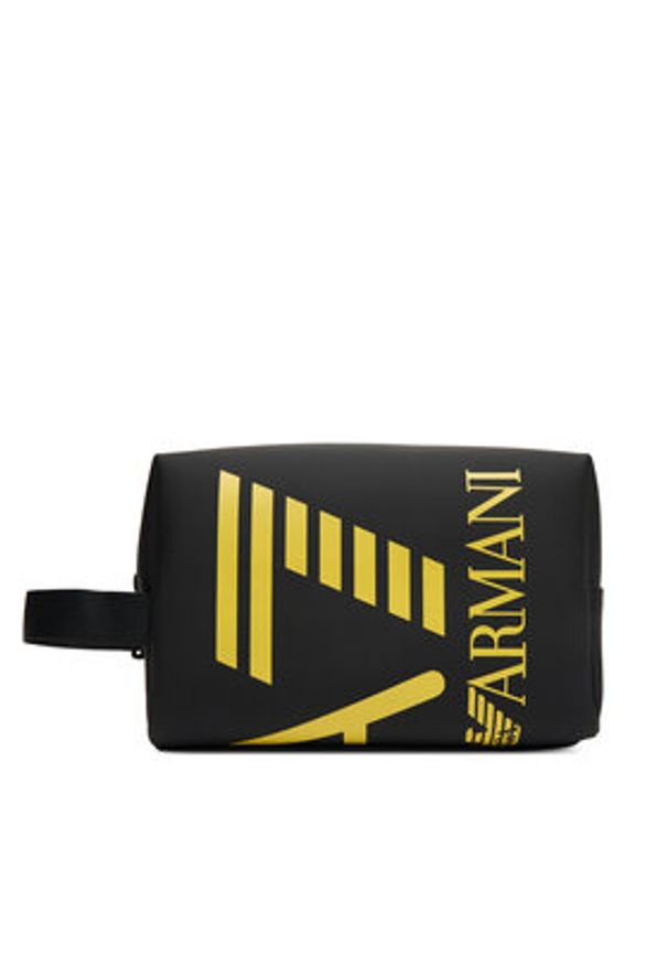 EA7 Emporio Armani Kosmetyczka 245076 3R910 MC160 Czarny. Kolor: czarny. Materiał: skóra