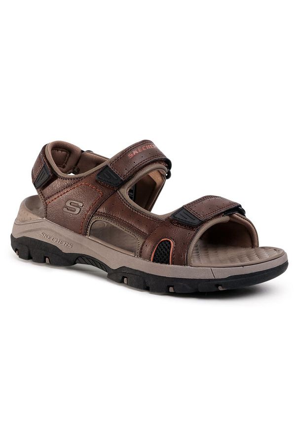 skechers - Sandały Skechers. Kolor: brązowy