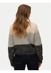 Vero Moda Sweter Jenna 10335750 Beżowy Standard Fit. Kolor: beżowy. Materiał: syntetyk