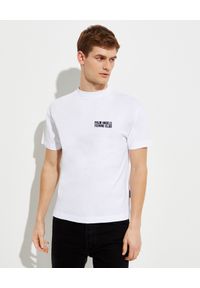 PALM ANGELS - Biały t-shirt z nadrukiem Fishing Club. Kolor: biały. Materiał: bawełna. Wzór: nadruk #1