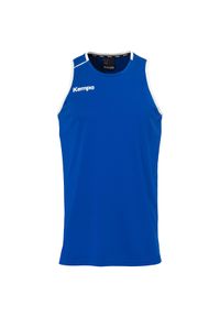 KEMPA - Tank top Kempa Player. Kolor: biały, niebieski, wielokolorowy. Materiał: materiał. Wzór: paski
