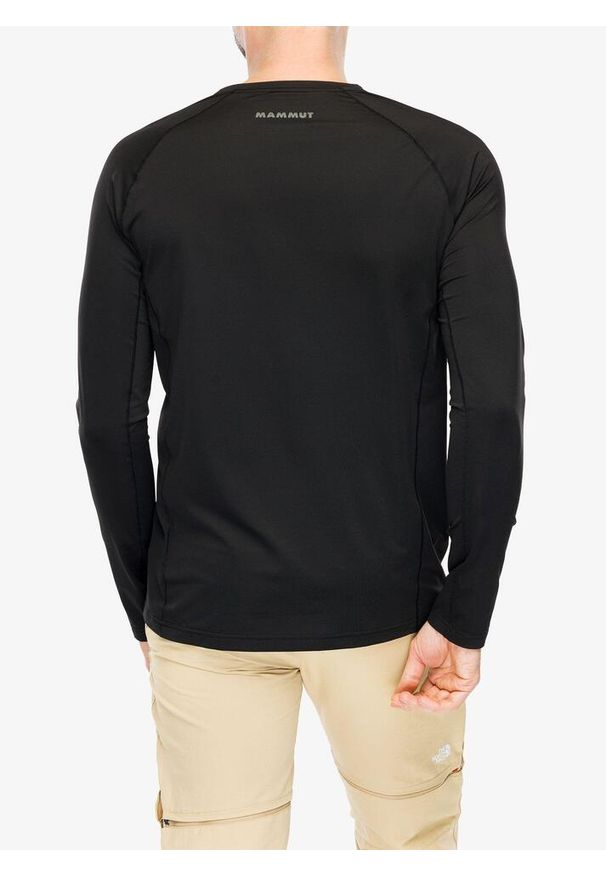 Bluza męska Mammut Selun FL Longsleeve Logo. Kolor: czarny. Długość rękawa: długi rękaw