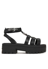 Tommy Jeans Sandały Tjw Fisherman Leather Max Sandal EN0EN02943 Czarny. Kolor: czarny. Materiał: skóra #1