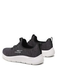 skechers - Skechers Sneakersy Go Walk Flex - Ultra 216484/BKW Szary. Kolor: szary. Materiał: materiał