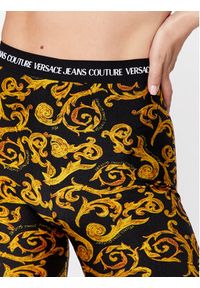 Versace Jeans Couture Legginsy 74HAC101 Czarny Regular Fit. Kolor: czarny. Materiał: syntetyk #8
