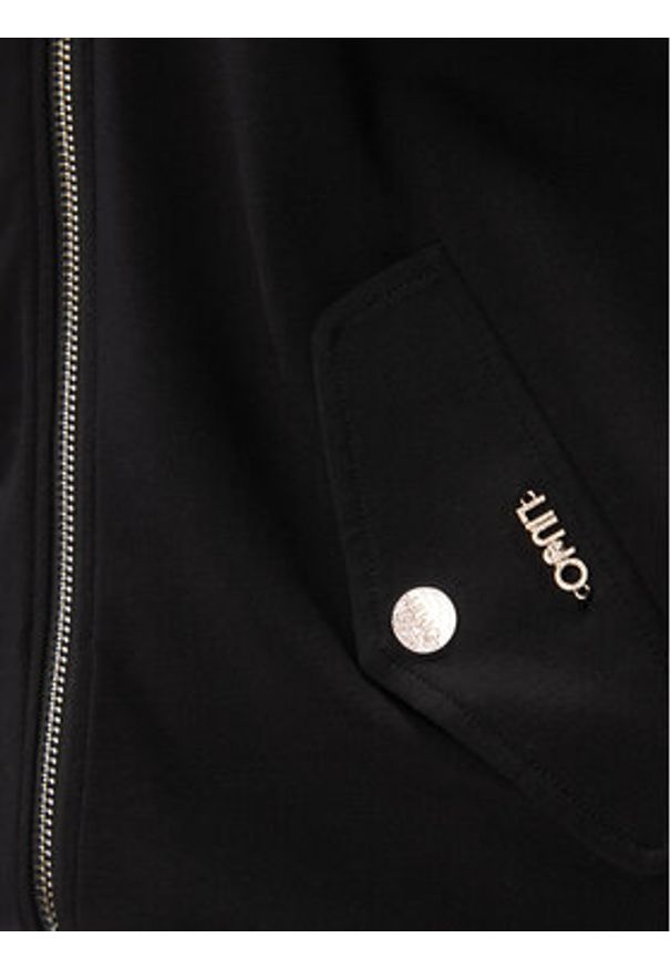 Liu Jo Bluza TA4273 J5942 Czarny Regular Fit. Kolor: czarny. Materiał: syntetyk, wiskoza