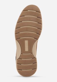 Born2be - Brązowe Sznurowane Półbuty Zdobione Drobną Perforacją Dimates. Okazja: na co dzień, na spotkanie biznesowe, do pracy. Kolor: brązowy. Materiał: jeans. Wzór: aplikacja. Styl: casual, biznesowy, klasyczny #3