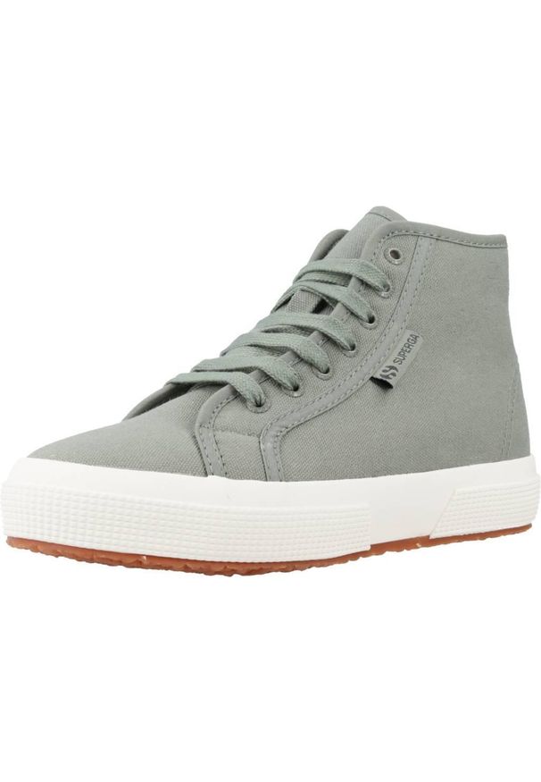 Superga - Buty SUPERGA S21415W Zielony. Kolor: zielony. Materiał: tkanina. Sport: turystyka piesza