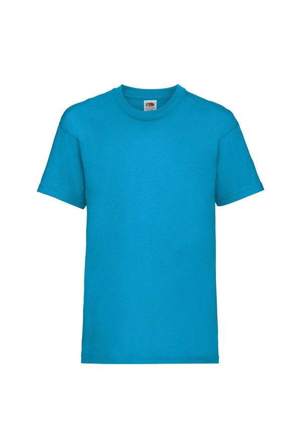 FRUIT OF THE LOOM - Koszulka Dziecięca Valueweight Plain T-shirt. Kolor: niebieski