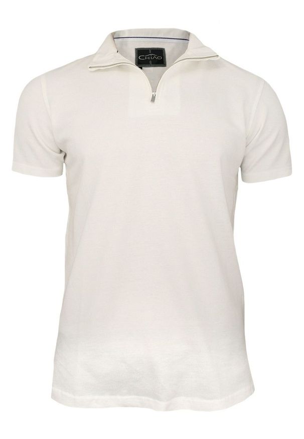 T-shirt Chiao ze stójką, krótki