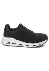 Czarne Sneakersy Rieker Stylowe Obuwie Damskie. Okazja: na co dzień. Kolor: czarny. Materiał: skóra ekologiczna. Wzór: aplikacja. Styl: elegancki #7