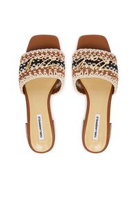 Karl Lagerfeld - KARL LAGERFELD Klapki Petalo II KL80701C Écru. Materiał: materiał #6