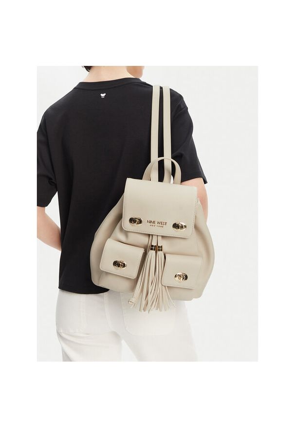 Plecak Nine West. Kolor: beżowy