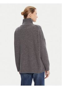 Weekend Max Mara Golf Borgia 2525366112 Szary Relaxed Fit. Typ kołnierza: golf. Kolor: szary. Materiał: wełna #2