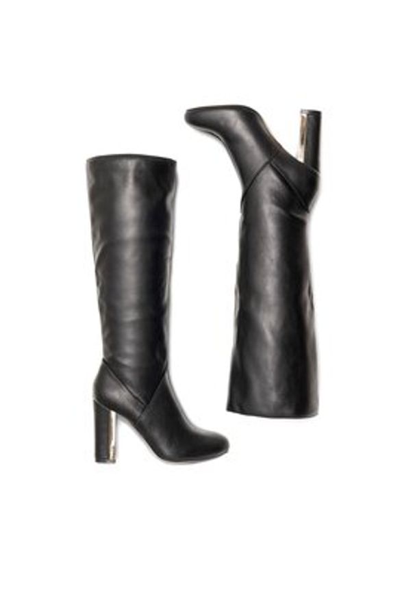 DeeZee Kozaki Clair WYL3552-1 Czarny. Kolor: czarny. Materiał: syntetyk