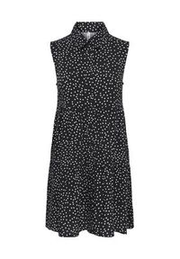 only - ONLY Sukienka koszulowa Thea 15369020 Czarny Regular Fit. Kolor: czarny. Materiał: wiskoza. Typ sukienki: koszulowe #4