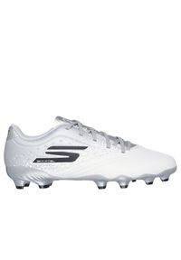 skechers - Dziecięce buty piłkarskie Skechers SKX 1.5 FG. Kolor: biały, szary, wielokolorowy. Model: Skechers Sport. Sport: piłka nożna