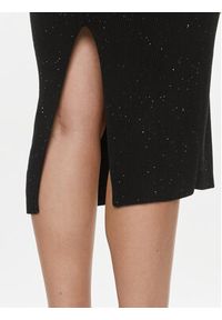 Guess Sukienka dzianinowa Celia W4RK60 Z34O0 Czarny Slim Fit. Kolor: czarny. Materiał: wiskoza #5