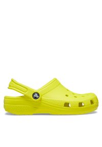 Crocs Klapki Classic Kids Clog T 206990 Żółty. Kolor: żółty