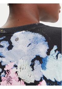 Desigual Sweter Nenufar Lacroix 25WWJF46 Kolorowy Regular Fit. Materiał: wiskoza. Wzór: kolorowy #5