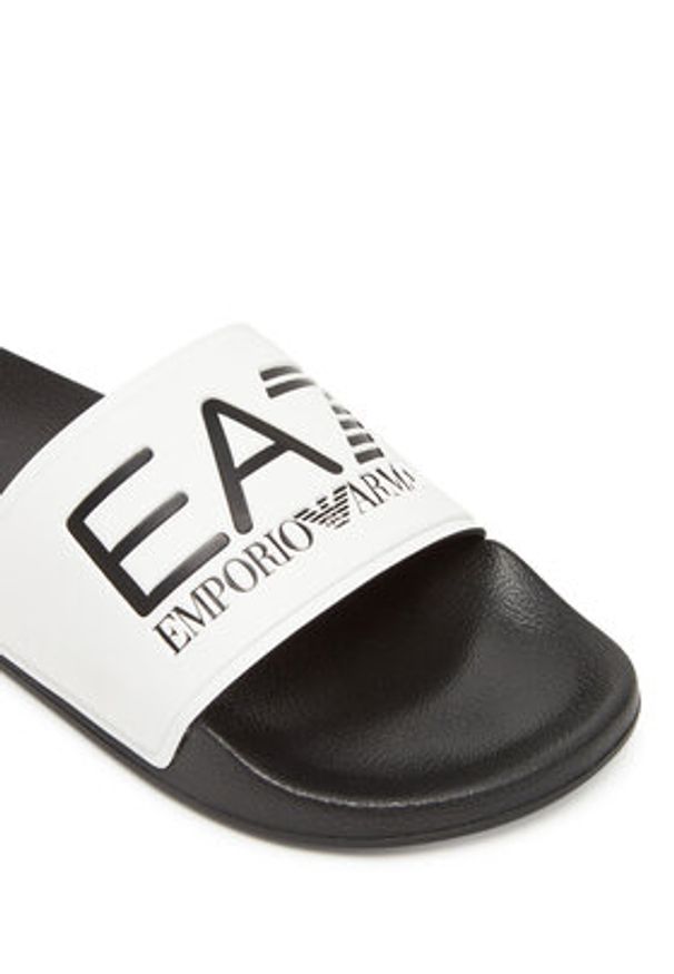 EA7 Emporio Armani Klapki 7X000108 AF15118 MZ096 Biały. Kolor: biały