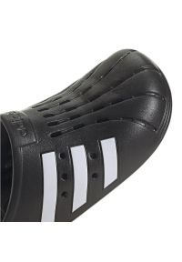 Adidas - Klapki adidas Adilette Clog GZ5886 czarne. Okazja: na co dzień. Kolor: czarny. Materiał: syntetyk, materiał. Styl: sportowy, casual #4
