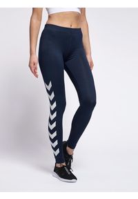 Leginsy Hummel Lily Tights. Kolor: fioletowy, niebieski, wielokolorowy. Sport: fitness